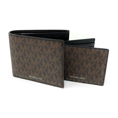 michael kors mens cooper billfold with passcase wallet|Michael Kors men's bifold wallet.